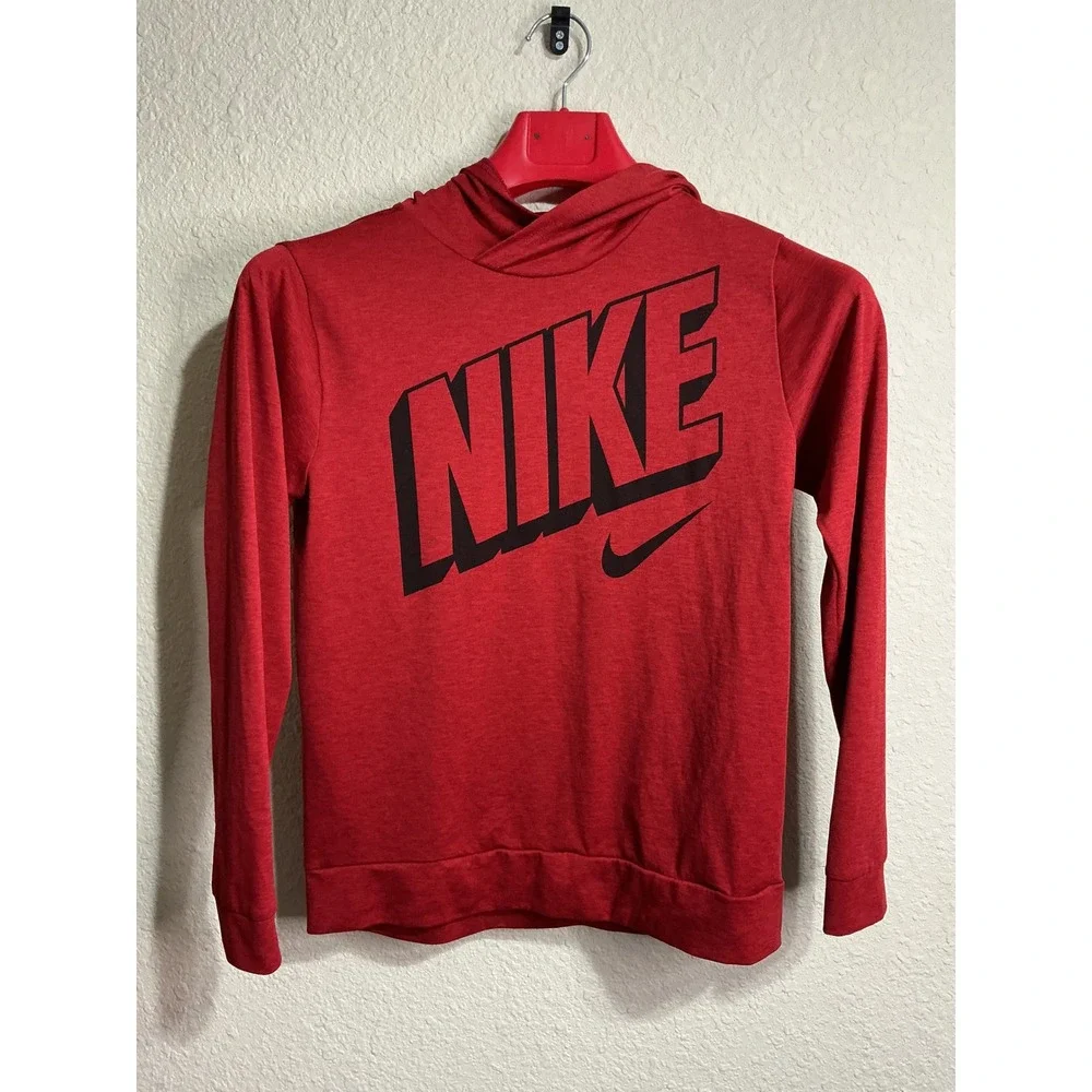 Boys Nike Dry fit Hoodie Size Large Gym Workout School